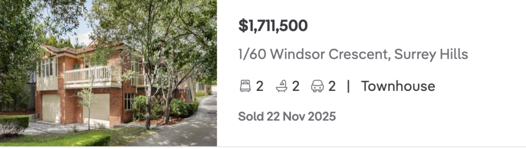 1/60 Windsor Crescent Surrey Hills